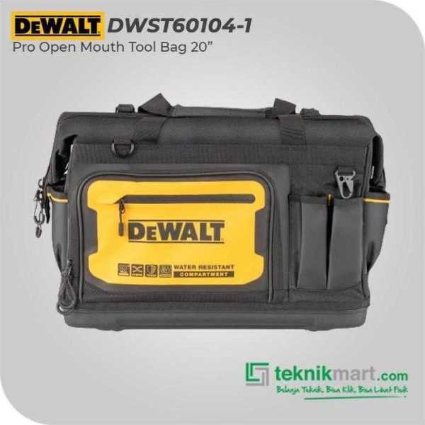 DEWALT DWST60104-1 PRO TOOL BAG OPEN MOUTH 20"