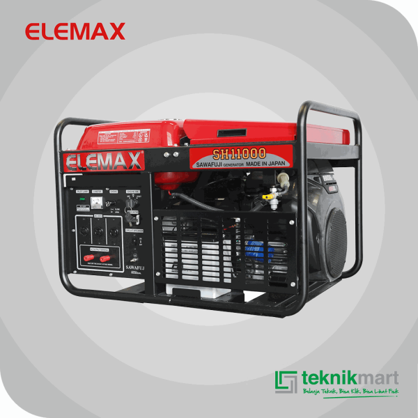 ELEMAX HONDA SH 11000 RAVS GASOLINE STARTER GENSET 9,5KVA 1PHASE