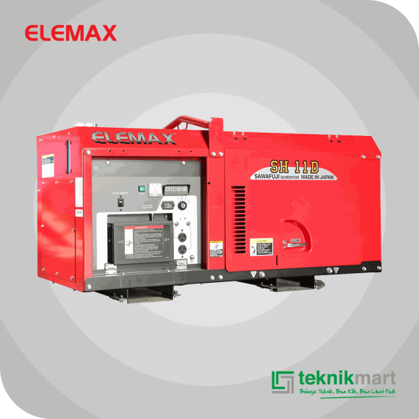 ELEMAX KUBOTA SH 11D DIESEL GENSET SILENT 8,8KW 1PHASE