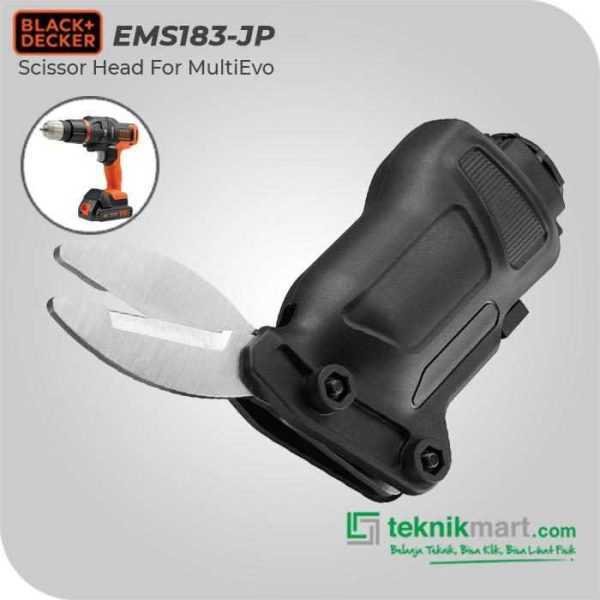 BLACK AND DECKER EMS183-JP SCISSOR HEAD FOR EVO185 MULTIEVO