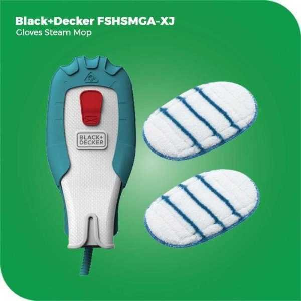 BLACK AND DECKER FSHSMGA GLOVES STEAM MOP