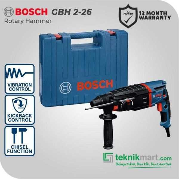 BOSCH GBH 2-26 ROTARY HAMMER 800WATT 3JOULE 26MM