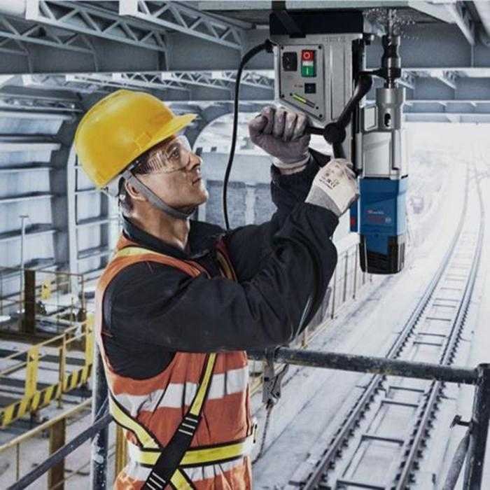 BOSCH GBM 50-2 MAGNETIC DRILL 1200WATT 50-250/100-510RPM - Image 5