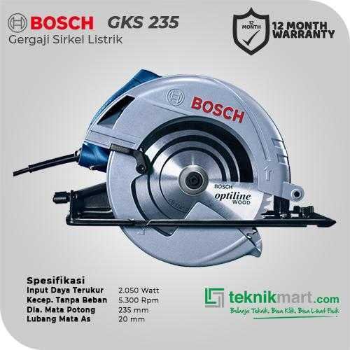 BOSCH GKS 235 TURBO CIRCULAR SAW 2050WATT 235MM 5300RPM - Image 2