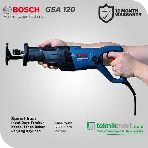 BOSCH GSA 120 SABRE SAW 1200W 0-3000 SPM - Image 2