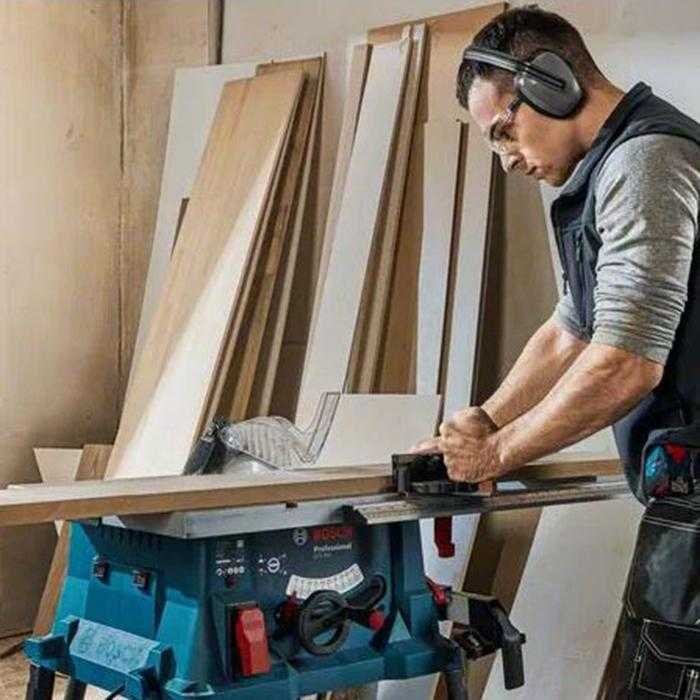 BOSCH GTS 254 TABLE SAW WITH FRAME 1800WATT 254MM 4300RPM - Image 6