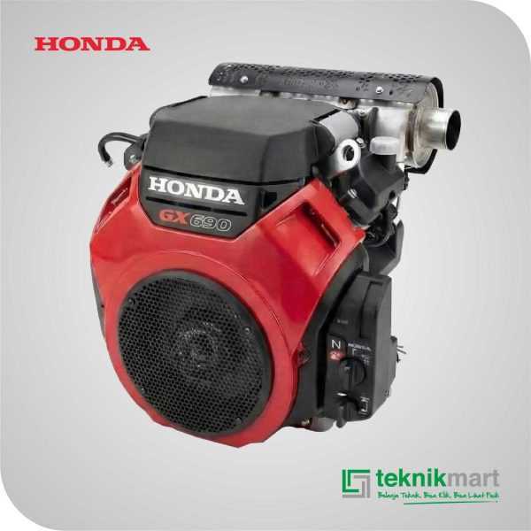 HONDA GX 690 C/W RIGHT MUFFLER GASOLINE ENGINE 25HP