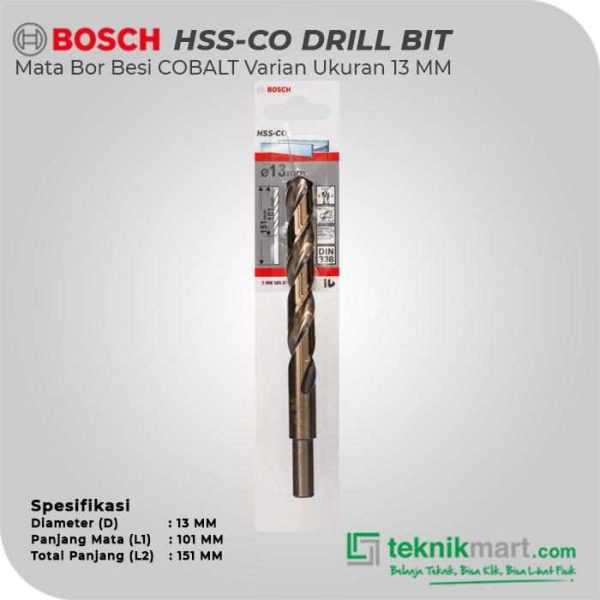 BOSCH HSS-CO METAL DRILL BIT 13X101X151MM (MATERIAL COBALT)