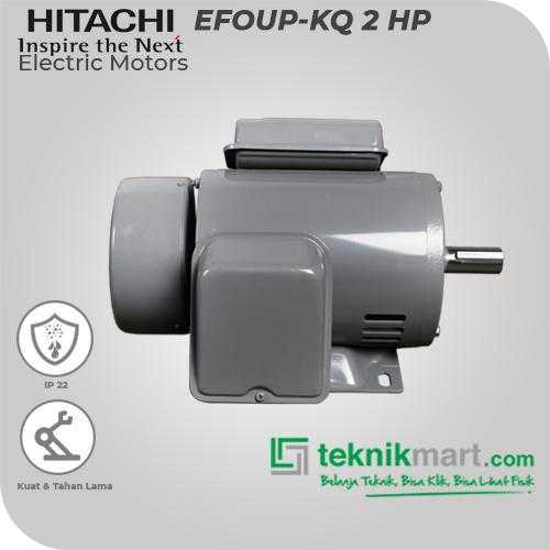 HITACHI ELECTRO MOTOR 2 HP 1P 4P