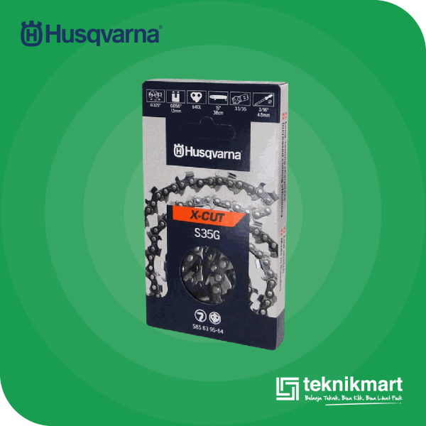 HUSQVARNA CHAIN S35G SEMI CHISEL 20" 0.325" 1.5MM 80DL