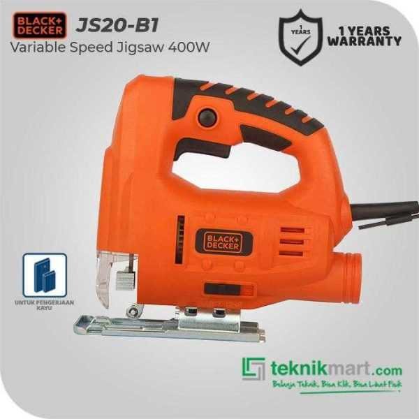 BLACK AND DECKER JS20 JIGSAW VARIABLE SPEED 400WATT 1000-3000SPM