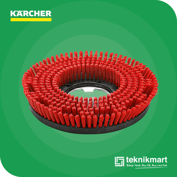 KARCHER DISC BRUSH MEDIUM RED 430 MM