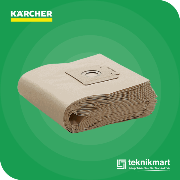 KARCHER PAPER FILTER BAGS FOR T 15/1 (CONTAINS 10 PCS)