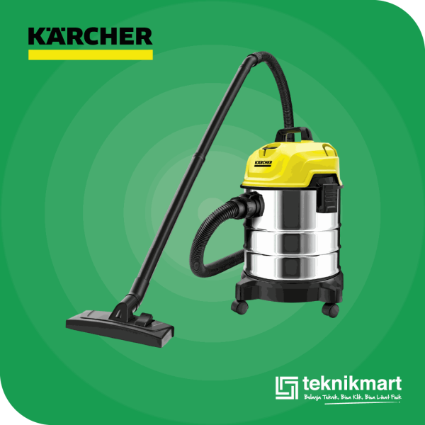 KARCHER WD 1S CLASSIC *KAP MULTI PURPOSE WET & DRY VACUUM CLEANER 1300W STAINLESS