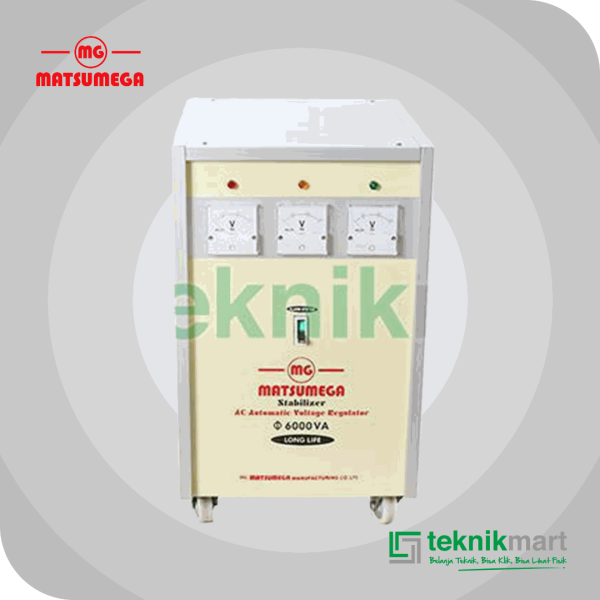 MATSUMEGA R6 STABILIZER 6 KVA 3PHASE