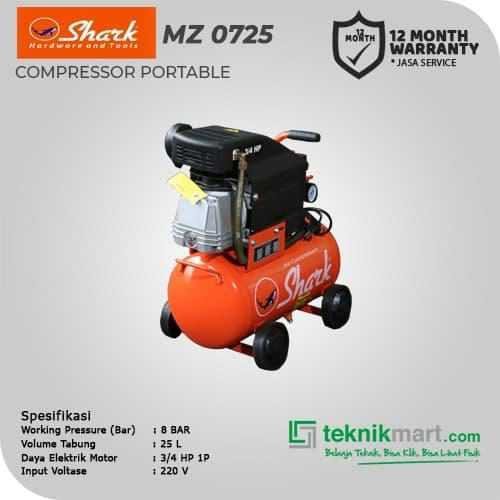 SHARK MZ 0725 COMPRESSOR 3/4HP PORTABLE - Image 2