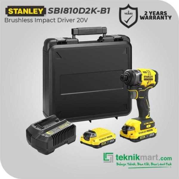 STANLEY SBI810D2K BRUSHLESS IMPACT DRIVER 20V 2.0AH 0-2.800RPM