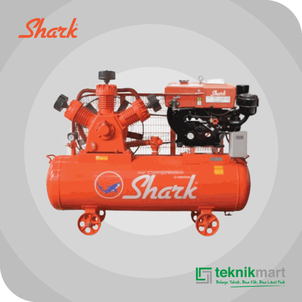 SHARK COMPRESSOR 15 HPU TA 120 SK DENGAN SHARK DIESEL ZS 1125 M
