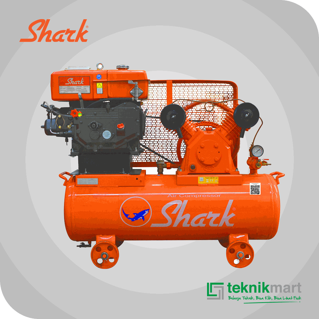 SHARK COMPRESSOR 3 HPU LVU 8003 DENGAN SHARK DIESEL R 180
