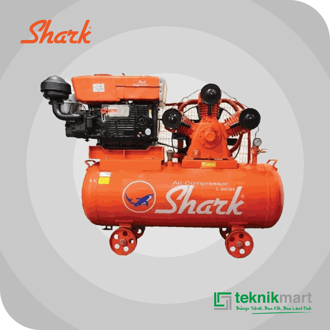 SHARK COMPRESSOR 5 HPU LWU 8005 DENGAN SHARK DIESEL R 180