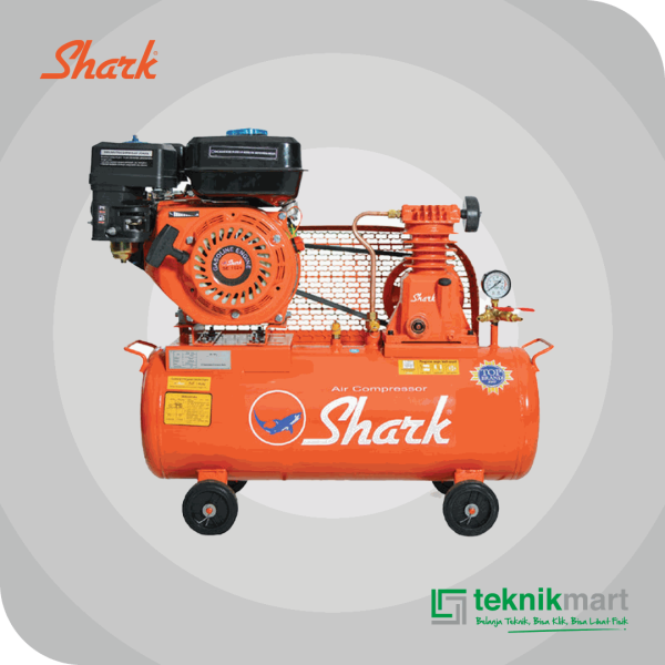 SHARK JZUE 5114 GE 30 COMPRESSOR 1/4 HPU TANKI 30L DENGAN ENGINE SE 162