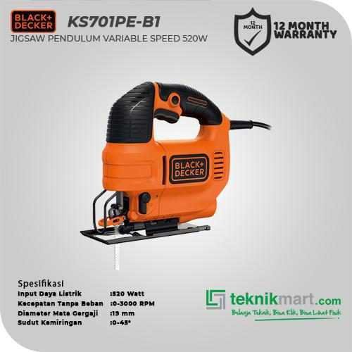 BLACK AND DECKER KS701PE JIGSAW PENDULUM VARIABLE SPEED 520W - Image 2