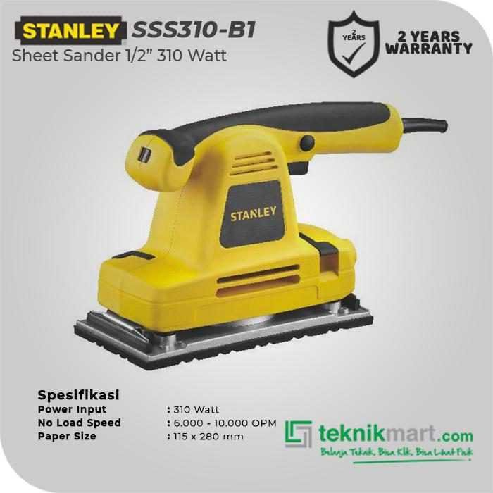 STANLEY SSS310 ORBITAL SANDER 310WATT 1/2 SHEET - Image 2