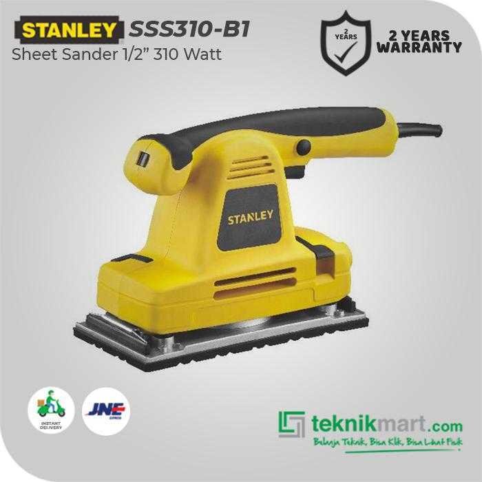 STANLEY SSS310 ORBITAL SANDER 310WATT 1/2 SHEET - Image 3