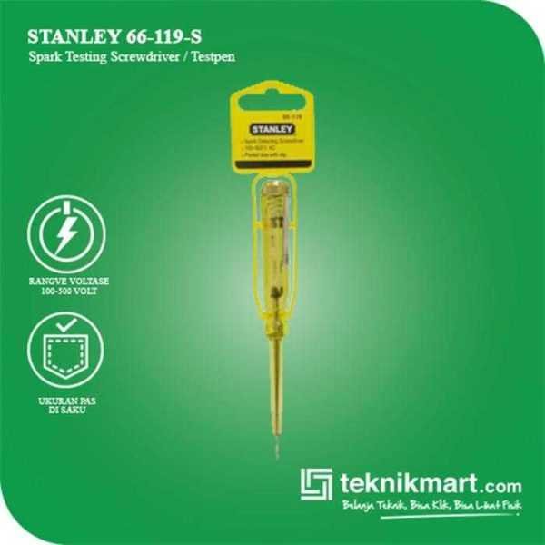 STANLEY 66-119-S VOLTAGE TESTER / SPARK TESTING SCREWDRIVER 3x150MM