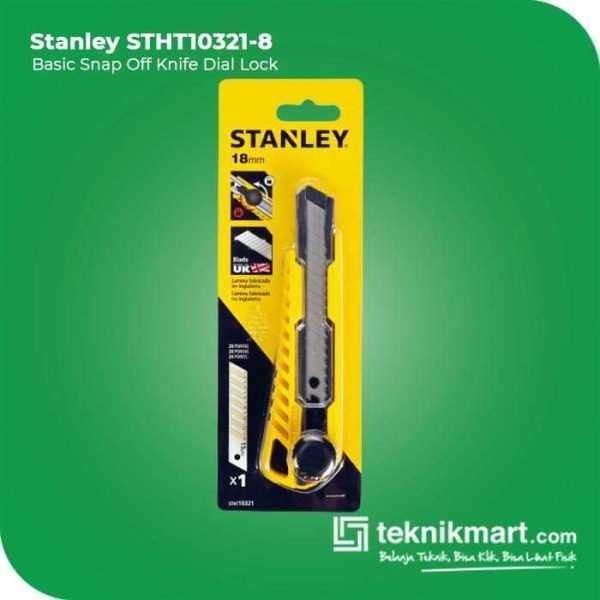STANLEY STHT10321-8 KNIFE BASIC SNAP OFF 18 MM DIAL LOCK