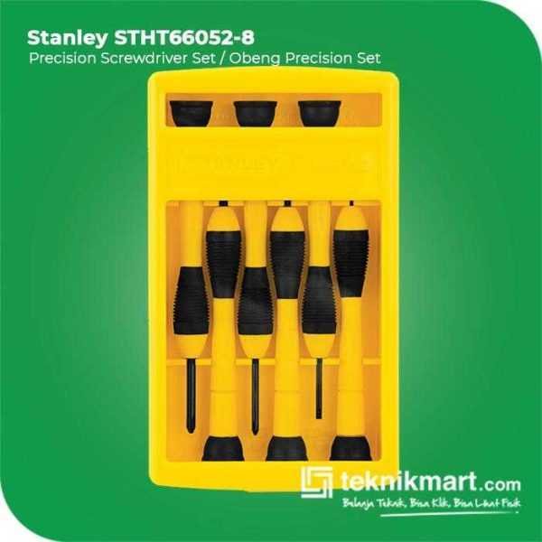 STANLEY STHT66052-8 PRECISION SCREWDRIVER SET 6PCS BI-MAT (YELLOW)