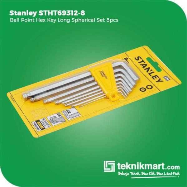 STANLEY STHT69312-8 BALL POINT HEX KEY SET 8PCS (LONG SPHERICAL)