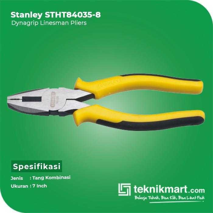 STANLEY STHT84035-8 DYNAGRIP LINESMAN PLIERS 7" - Image 2