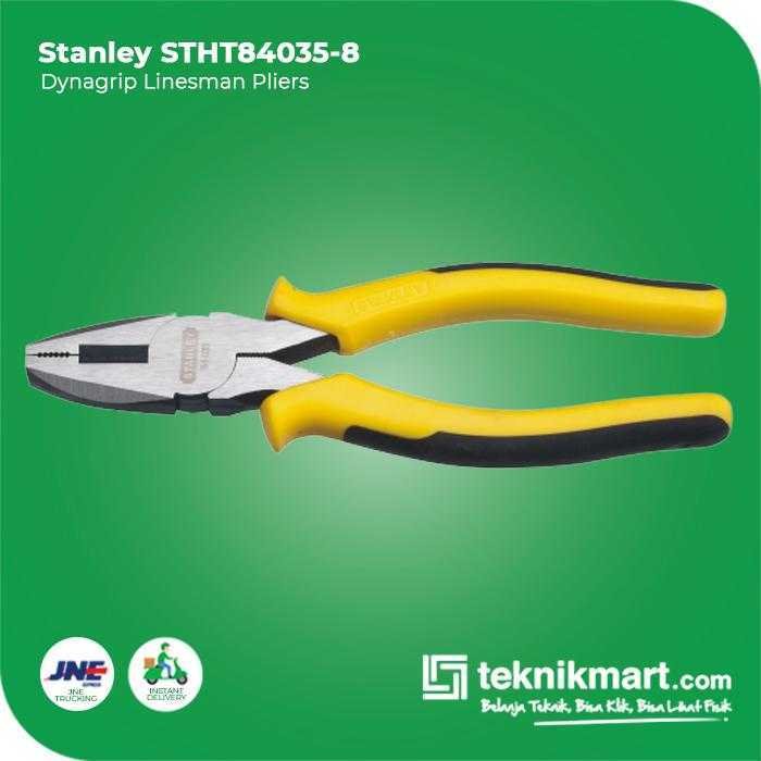 STANLEY STHT84035-8 DYNAGRIP LINESMAN PLIERS 7" - Image 3