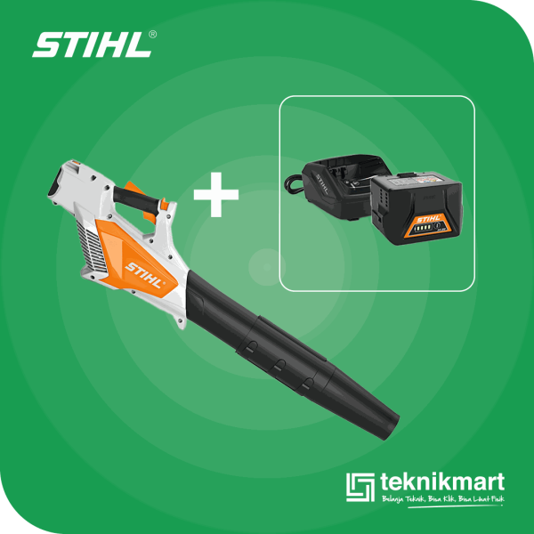 STIHL BGA 57 CORDLESS BLOWER SET W/CHARGER AL 101, BATTERY AK 20