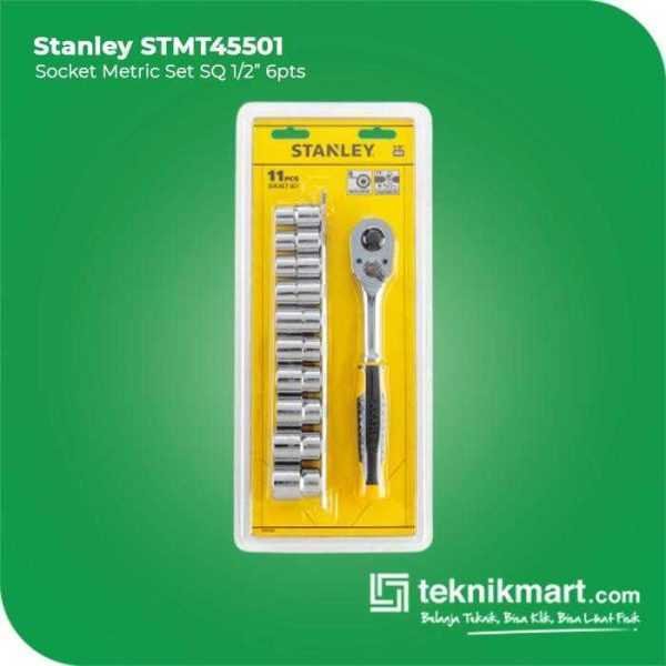 STANLEY STMT45501 SOCKET SET SQ1/2" 6PTS 11 PCS METRIC