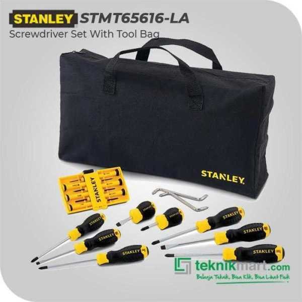 STANLEY STMT65616 SCREWDRIVER SET 17PCS RUBBER GRIP (TOOL BAG)