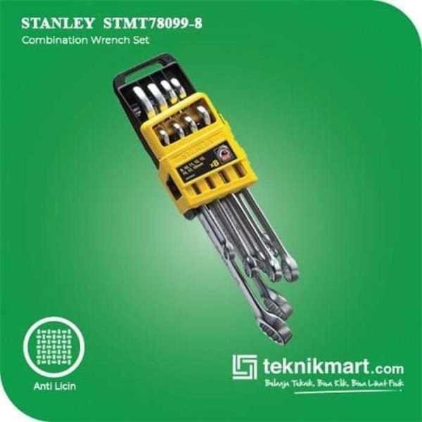STANLEY STMT78099 COMBINATION WRENCH SET 8 PCS 8-19MM HOLDER