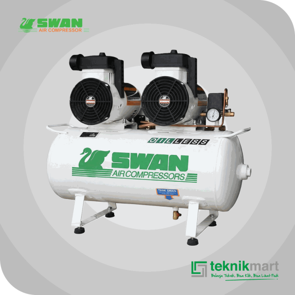 SWAN DR 175-85L COMPRESSOR OIL FREE 2 HP
