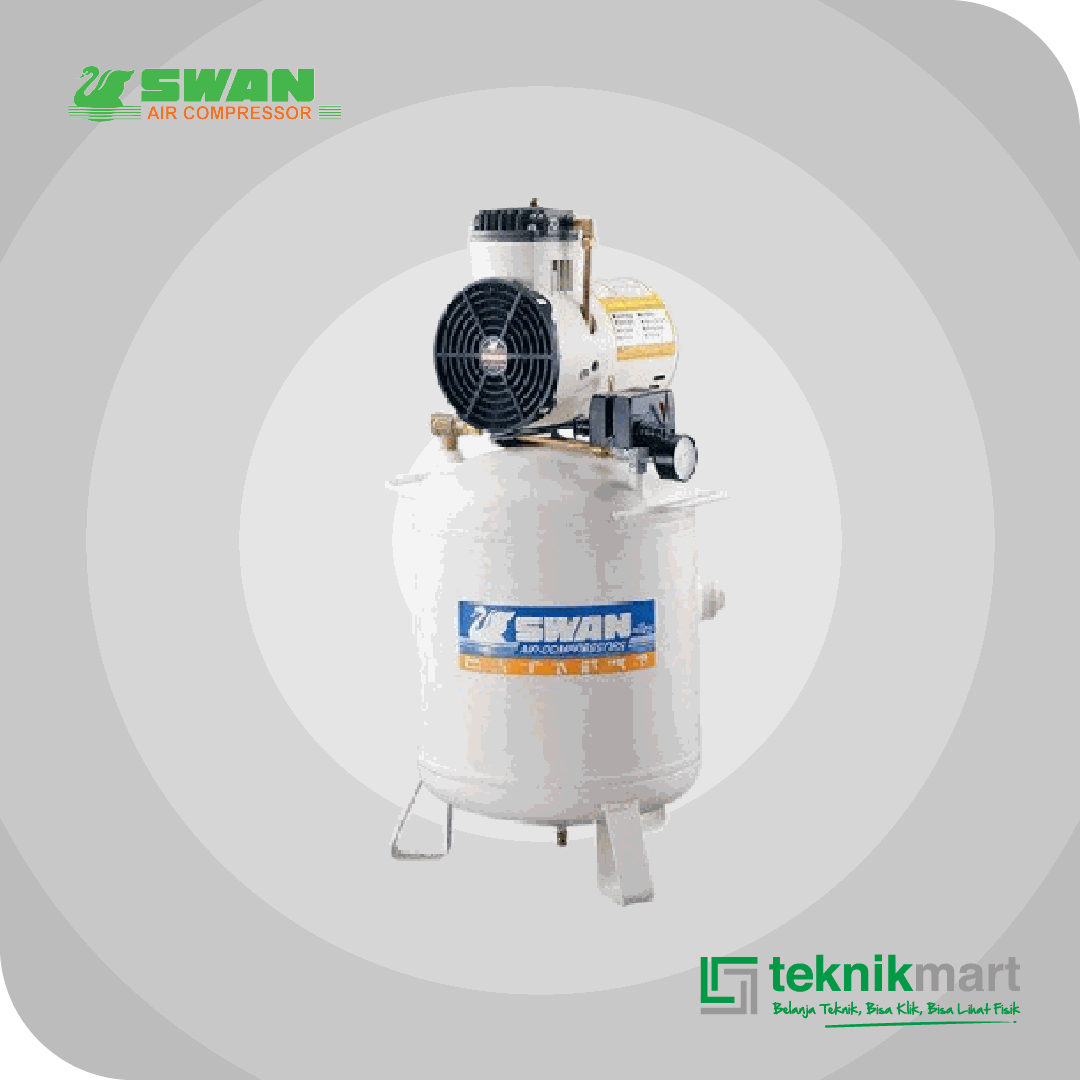 SWAN DRS 215-50L COMPRESSOR OIL FREE 1.5 HP