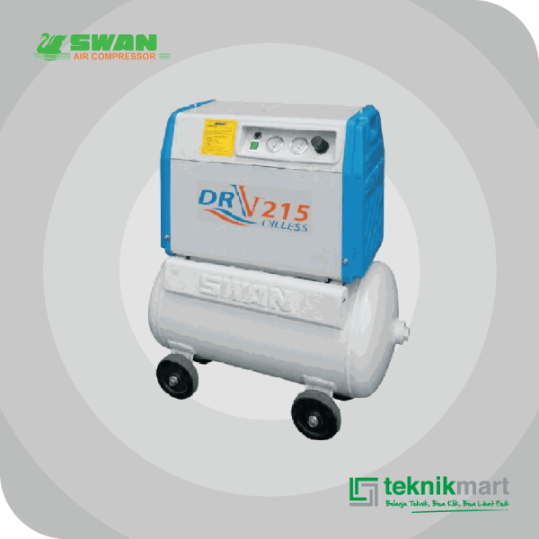 SWAN DRV 215-55L COMPRESSOR OIL FREE 1,5 HP