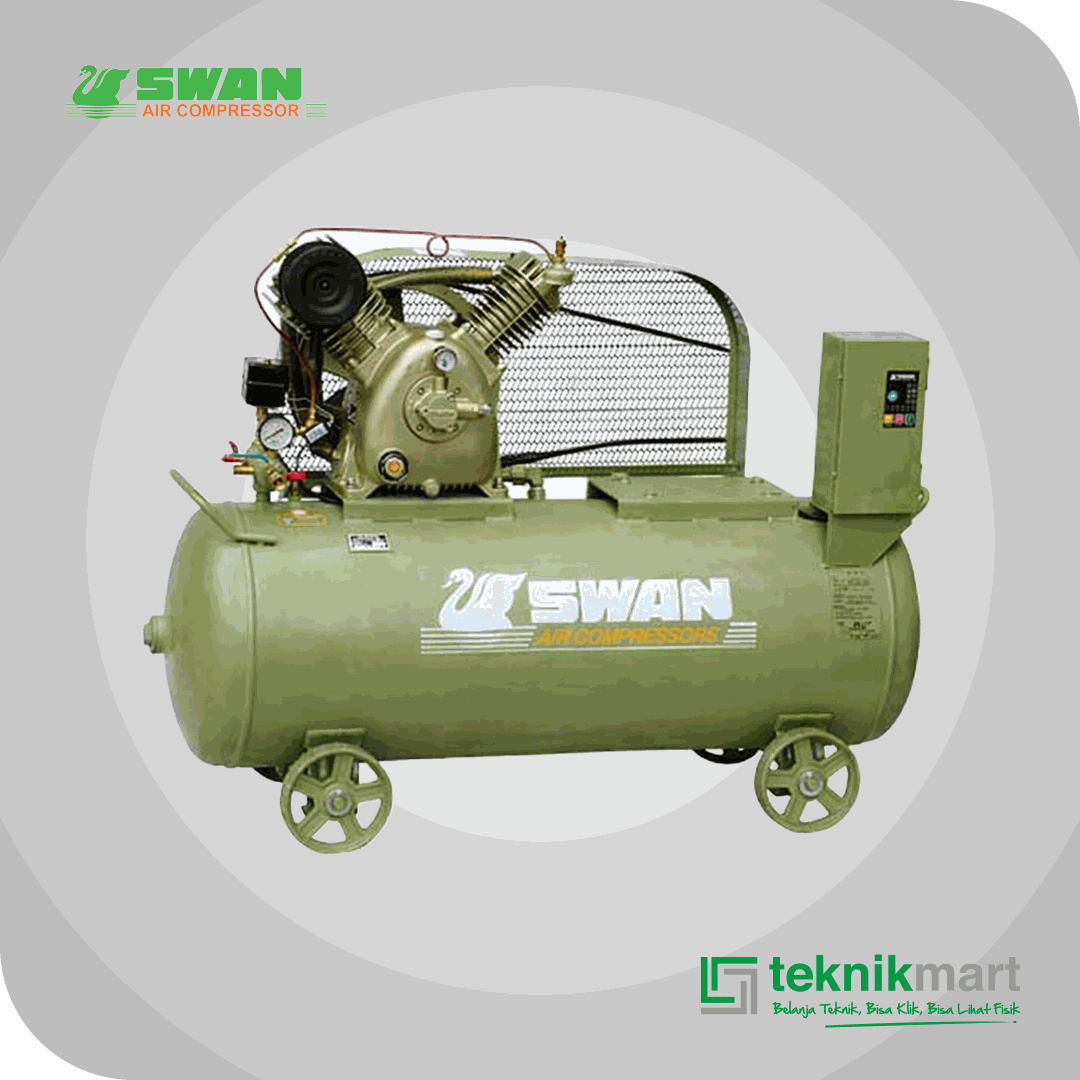 SWAN HVU205N COMPRESSOR 5HP DUAL SYSTEM, AUTO & SEMI AUTO SYSTEM 237L 16BAR 3.7KW