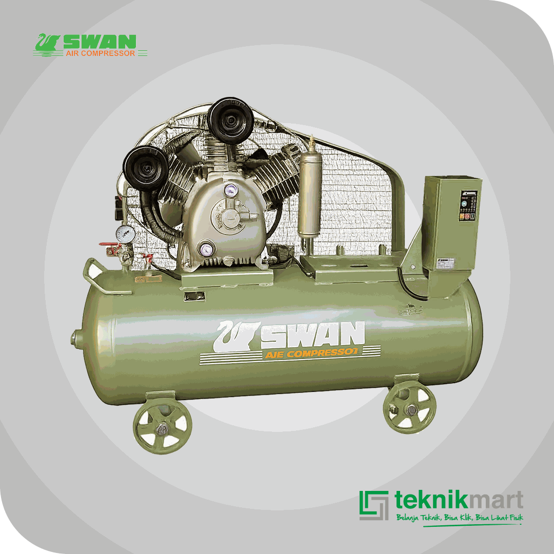 SWAN HWU307N COMPRESSOR 7.5HP DUAL SYSTEM, AUTO & SEMI AUTO SYSTEM 237L 16BAR 5.5KW