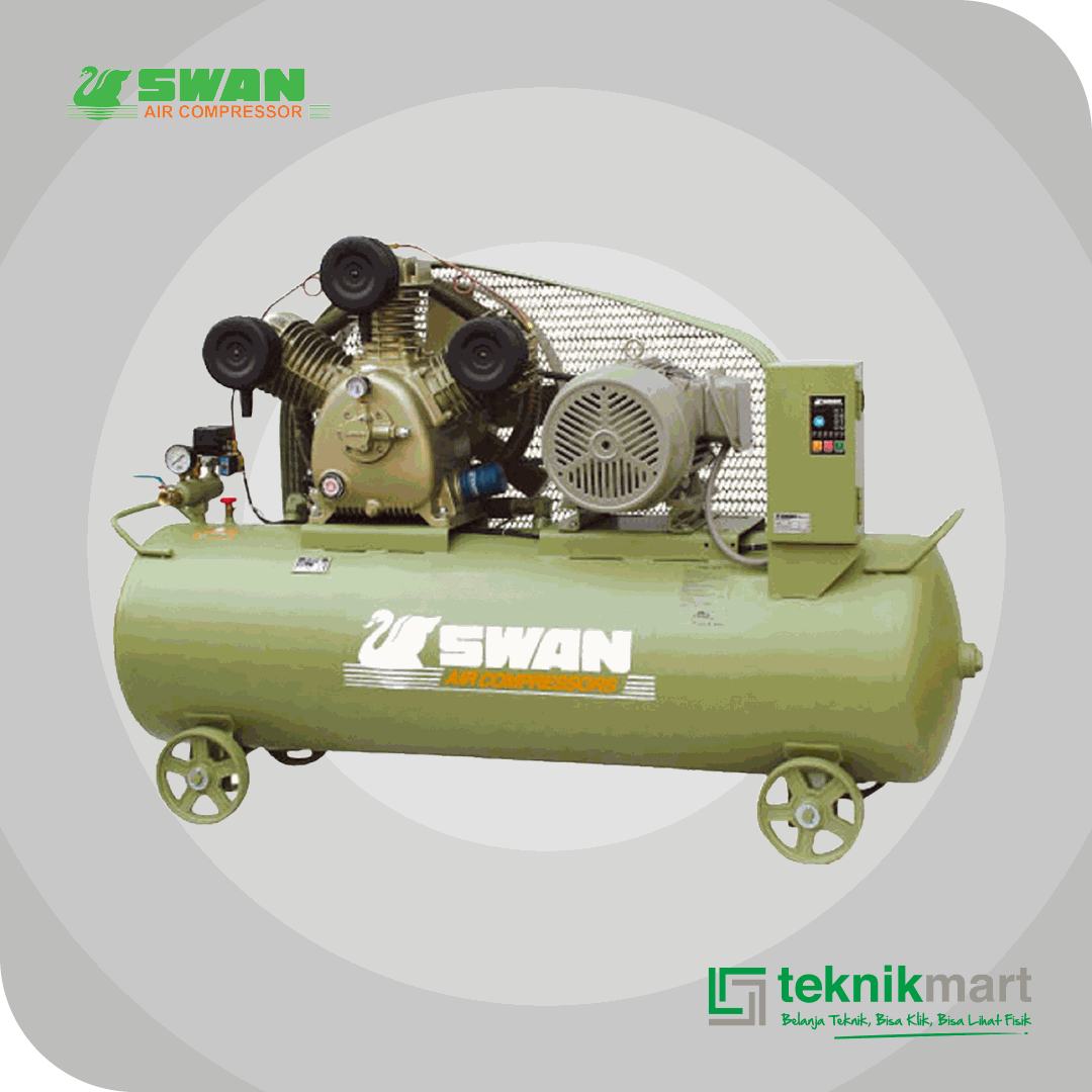 SWAN HWU310N COMPRESSOR 10HP DUAL SYSTEM, AUTO & SEMI AUTO SYSTEM 237L 16BAR 7.5KW