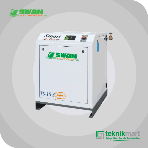 SWAN TS 15 SS SCREW COMPRESSOR 20HP 10BAR