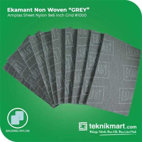 EKAMANT NON WOVEN GREY AMPLAS SHEET BUSA GRID #1000 6X9INCH