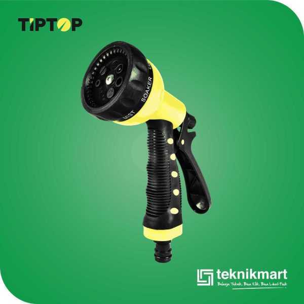 TIP TOP GHN-001 GARDEN HOSE NOZZLE SET WITH 1/2 INCH CONNECTOR YELLOW COLOR