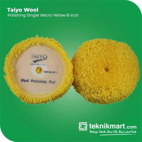 TAIYO WOOL SINGLE VELCRO YELLOW 8"