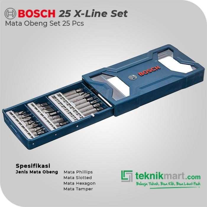 BOSCH 25PCS MINI X-LINE SCREWDRIVER BIT SET - Image 2
