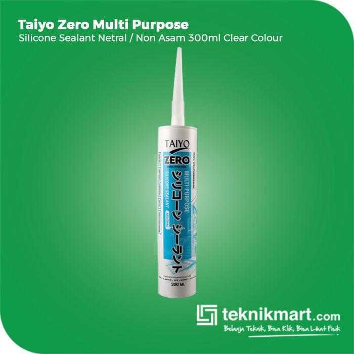 TAIYO MP ZERO SILICONE SEALANT NETRAL CLEAR COLOUR 300ML